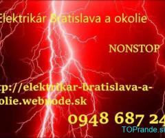 Elektrikár Bratislava a okolie-NONSTOP